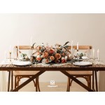 Vitalizart Cheesecloth Table Runner 10ft Gauze Boho Rustic Ivory White Cream Cheese Cloth Table Runner for Wedding Bridal Shower Fall Thanskgiving Decoration 120 Inches