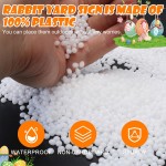 16PCS Easter Bunny Decorations Outdoor, Bunny and Eggs Yard Signs with Stakes,Waterproof Lawn Signs Easter Decor for Gdrden Spring Home outdoor