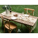 Vitalizart Cheesecloth Table Runner 10ft Gauze Boho Rustic Ivory White Cream Cheese Cloth Table Runner for Wedding Bridal Shower Fall Thanskgiving Decoration 120 Inches