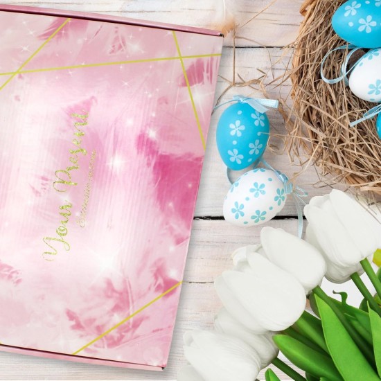 28pcs White Flowers Artificial Tulip Stems Real Feel PU Tulips for Easter Spring Wreath Wedding Bouquet Centerpiece Floral Arrangement Cemetery Table Décor 13" Tall