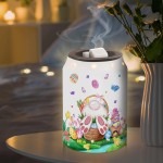 Easter Decor Wax Warmer, Easter Eggs Bunny Easter Decorations for Home Livingroom Kitchen Bathroom, Easter Spring Women Gifts, Ceramic Melt Warmer for Oil Candle, Electric Warmer Gifts