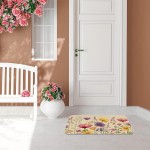 ONWAY Spring Floral Kitchen Mats Set of 2, Wildflower Kitchen Rugs for Floor Non Slip Rubber Backing Farmhouse Flower Kitchen Floor Mats Runner for Sink Laundry Room Entryway Spring Home Decor ONWAY Spring Floral Kitchen Mats Set of 2, Wildflower Kitchen Rugs for Floor Non Slip Rubber Backing Farmhouse Flower Kitchen Floor Mats Runner for Sink Laundry Room Entryway Spring Home Decor