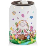 Easter Decor Wax Warmer, Easter Eggs Bunny Easter Decorations for Home Livingroom Kitchen Bathroom, Easter Spring Women Gifts, Ceramic Melt Warmer for Oil Candle, Electric Warmer Gifts