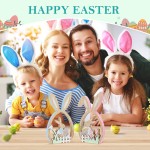 Antizz 2Pcs Easter Decorations for The Home Farmhouse Rustic Wooden Bunny with Egg Tiered Tray Happy Spring Decoration for Indoor Home Party Tabletop Decoration Easter Gifts for Kids Antizz 2Pcs Easter Decorations for The Home Farmhouse Rustic Wooden Bunny with Egg Tiered Tray Happy Spring Decoration for Indoor Home Party Tabletop Decoration Easter Gifts for Kids