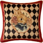 Easter Bunny Checkered Pillow Cover Decorations, Velvet Euro Sham Covers Decorative Throw Pillow Covers 18x18 for Couch Sofa Bed Home Decor Easter Bunny Checkered Pillow Cover Decorations, Velvet Euro Sham Covers Decorative Throw Pillow Covers 18x18 for Couch Sofa Bed Home Decor