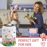 Easter Decor Wax Warmer, Easter Eggs Bunny Easter Decorations for Home Livingroom Kitchen Bathroom, Easter Spring Women Gifts, Ceramic Melt Warmer for Oil Candle, Electric Warmer Gifts