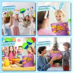 Sticky Toss and Catch Ball Game Set - Kids & Toddlers Outdoor Indoor Activity Toys for Boys Girls 3 4 5 6 7 8-12 Year Old - Great Games for Beach Pool Yard - Birthday Gifts Easter Basket Stuffers