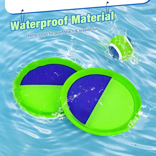 Sticky Toss and Catch Ball Game Set - Kids & Toddlers Outdoor Indoor Activity Toys for Boys Girls 3 4 5 6 7 8-12 Year Old - Great Games for Beach Pool Yard - Birthday Gifts Easter Basket Stuffers