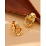 14K Gold Plated Knot Statement Earrings for Women Hypoallergenic Chunky Drop Dangle Earrings - Lightweight Fashion Accessories Gold Jewelry Gifts for Womens Trendy