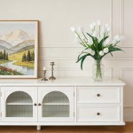 Homsunny 18.9 "Large White Imitation Tulip Artificial Flowers, 30-Piece Pack. Perfect for Spring Weddings, Valentine's Day, Easter, Mother's Day, and Elegant Home and Table vase Arrangements.