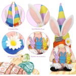 Lovinland Easter Decorations - Bunny Gnomes Decor for Home, Indoor, Tiered Tray, Office, Desk - Spring Rabbit Stuffed Centerpiece Table - Easter Basket Stuffers Essentials for Women - Gnome Gifts Lovinland Easter Decorations - Bunny Gnomes Decor for Home, Indoor, Tiered Tray, Office, Desk - Spring Rabbit Stuffed Centerpiece Table - Easter Basket Stuffers Essentials for Women - Gnome Gifts