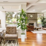 Artificial Dracaena Tree 6ft Tall - Green Silk Realistic Fake Plants for Office Home Living Room Bedroom Decor Indoor Outdoor with Pot Large House Faux Floor Plants