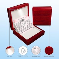 LAZYGIFT Necklace to My Wife Gift for Soulmate From Lover Husband Amazing Forever Love Necklace Jewelry Present for My Sweet Heart